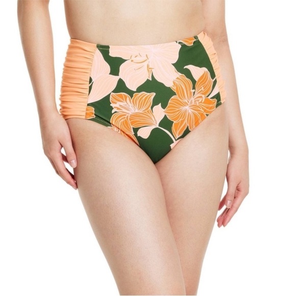 Fe Noel X Target Lily Floral Bikini Set Size XXS NWOT - Picture 4 of 6